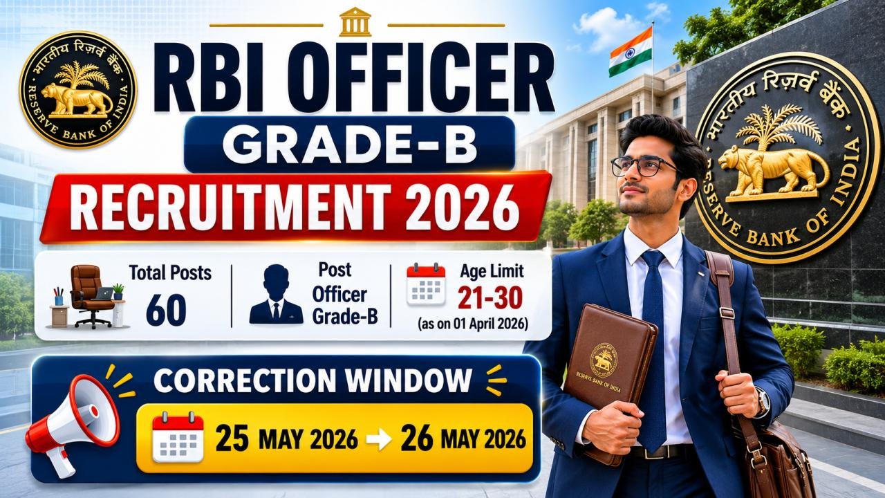RBI Officer Grade-B Recruitment 2026