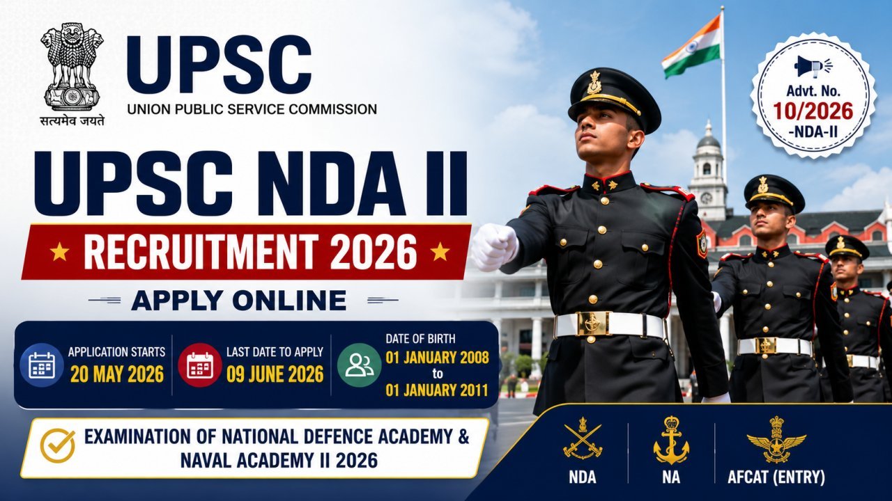 UPSC NDA II Recruitment 2026 | Apply Online